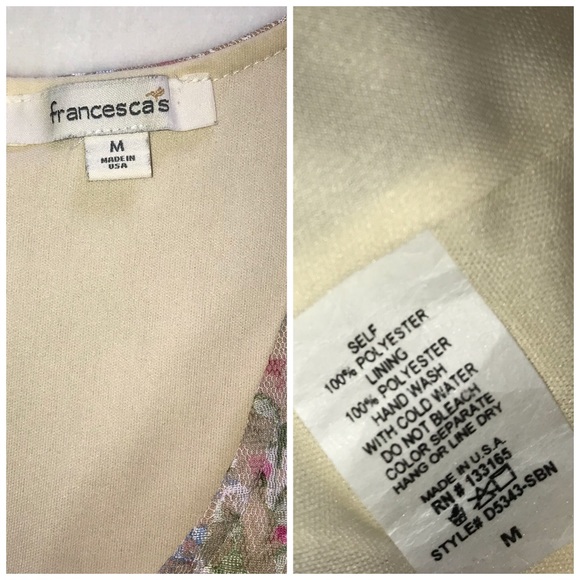 Francesca’s floral lace dress. - Picture 7 of 8